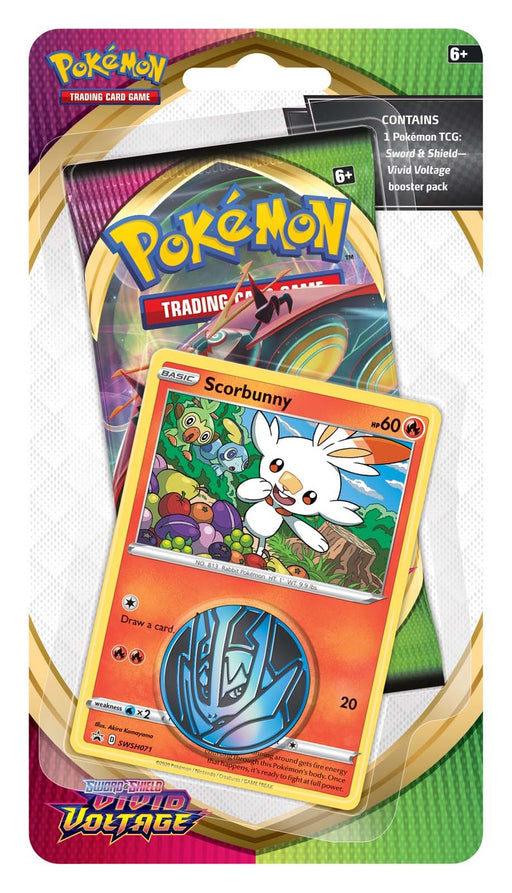 Pokémon: Vivid Voltage - Single Pack Blister (Scorbunny) Pokemon Sealed Pokémon