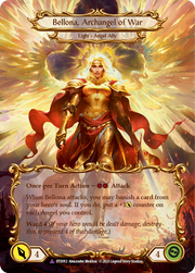 Figment of War // Bellona, Archangel of War (Marvel) [DTD012] (Dusk Till Dawn)  Cold Foil Flesh And Blood Single Flesh And Blood   