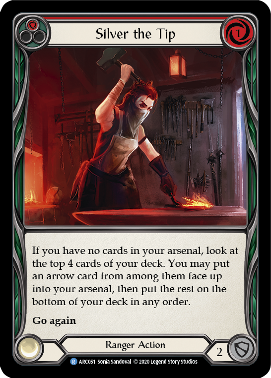 Silver the Tip (Red) [ARC051] Unlimited Edition Normal Flesh And Blood Single Flesh And Blood   