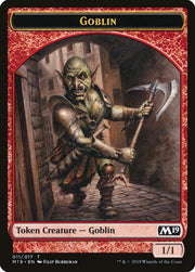 Zombie // Goblin Double-Sided Token (Game Night) [Tokens] Core Set 2019 Tokens MTG Single Magic: The Gathering