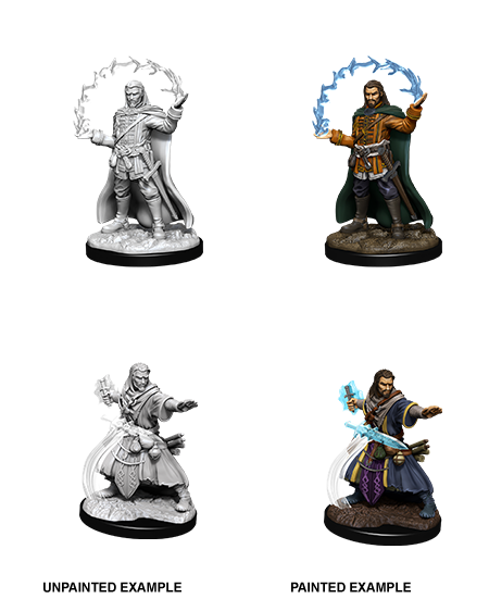 D&D Nolzur's Marvelous Miniatures: W11 Male Human Wizard (144) Unpainted Miniatures WizKids