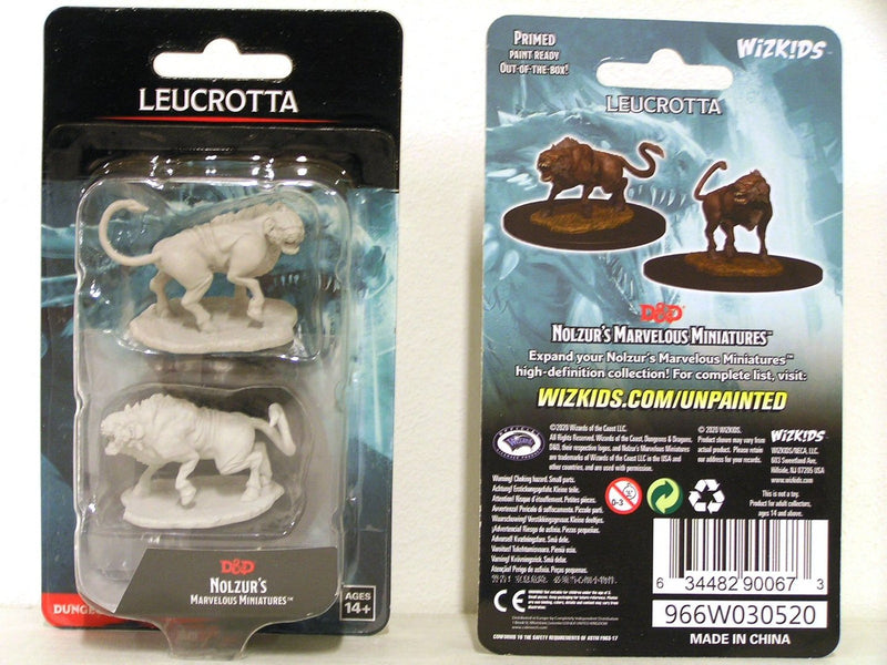 D&D Nolzur's Marvelous Miniatures: W12 Leucrotta Unpainted Miniatures WizKids