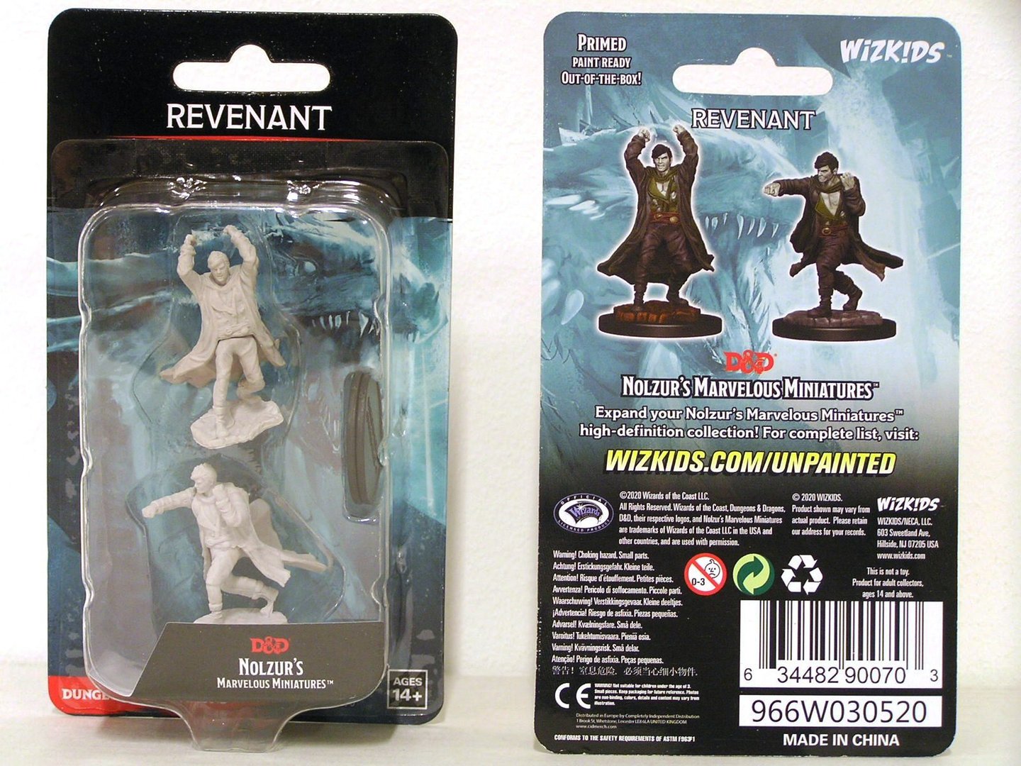 D&D Nolzur's Marvelous Miniatures: W12 Revenant Unpainted Miniatures WizKids