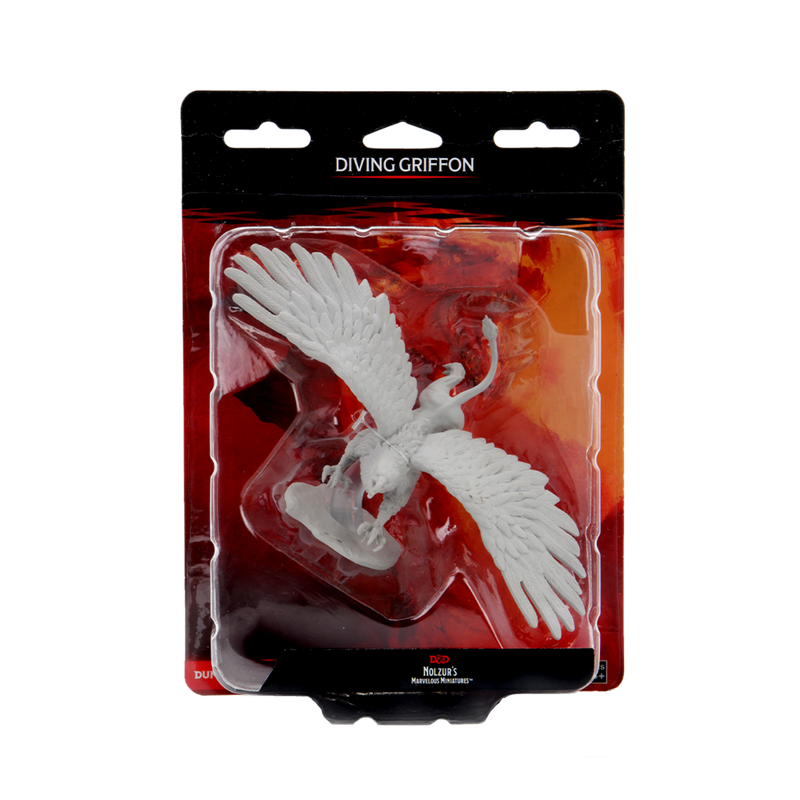 D&D Nolzur's Marvelous Miniatures: W12 Female Diving Griffon Unpainted Miniatures WizKids