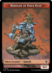 Gold // Kobolds of Kher Keep Double-Sided Token [Tokens] Murders at Karlov Manor Commander Tokens MTG Single Magic: The Gathering