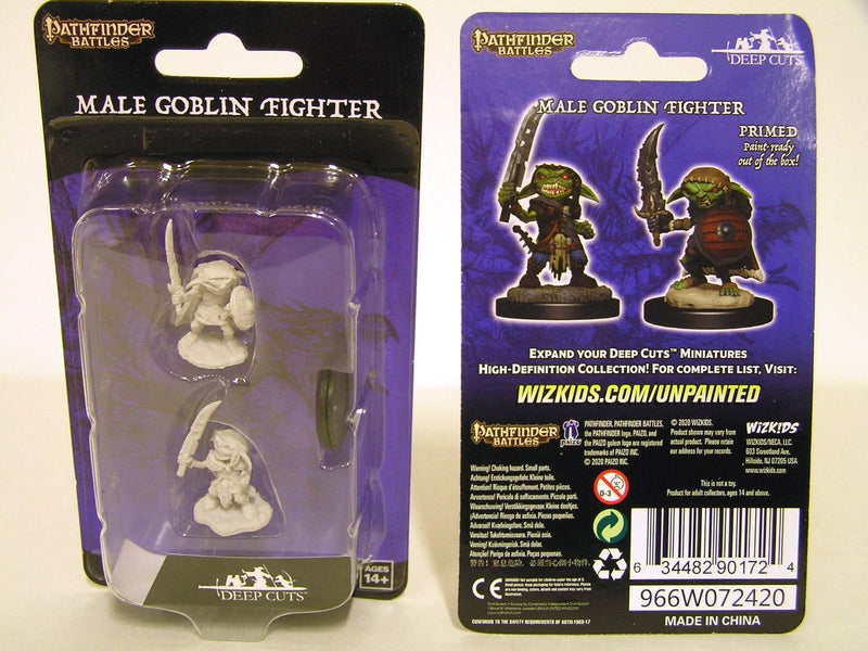 Pathfinder Battles Miniatures: W13 Goblin Fighter Male RPG Miniatures WizKids   