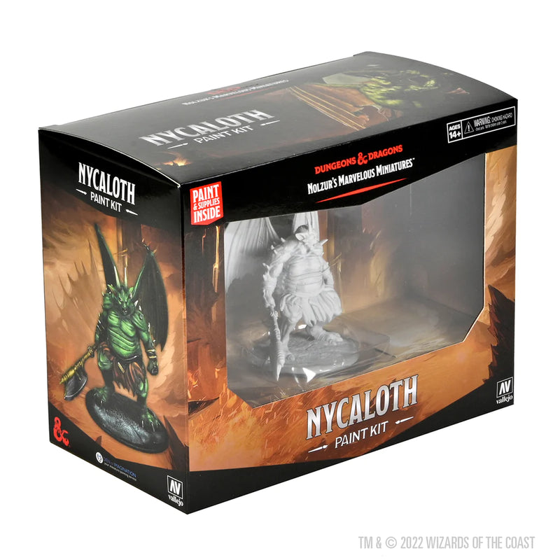 D&D Nolzur's Marvelous Miniatures: Nycaloth Paint Night Kit Unpainted Miniatures WizKids