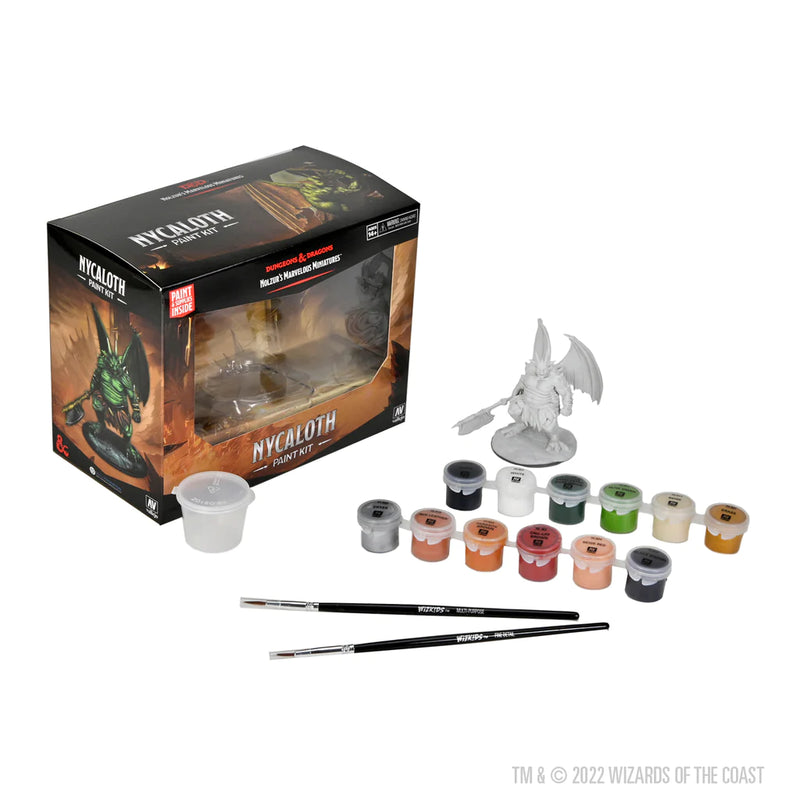 D&D Nolzur's Marvelous Miniatures: Nycaloth Paint Night Kit Unpainted Miniatures WizKids