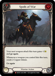 Spoils of War [CRU084] 1st Edition Rainbow Foil Flesh And Blood Single Flesh And Blood   