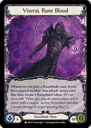 Kano, Dracai of Aether // Viserai, Rune Blood [U-ARC113 // U-ARC075] (Arcane Rising Unlimited) Flesh And Blood Single Flesh And Blood   