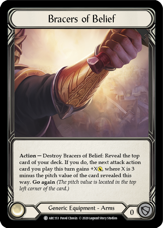 Bracers of Belief [ARC153] Unlimited Edition Normal Flesh And Blood Single Flesh And Blood   