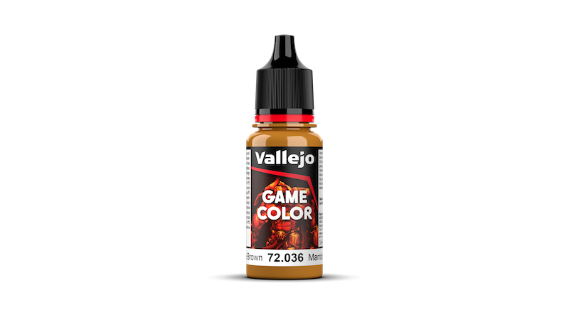 Vallejo: Game Color 72036 Bronze Brown Model Paints Vallejo