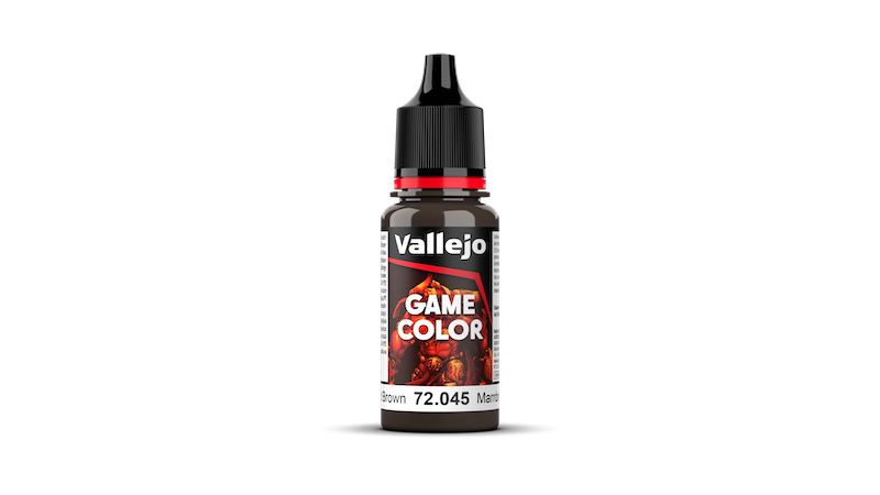 Vallejo: Game Color 72045 Charred Brown Model Paints Vallejo