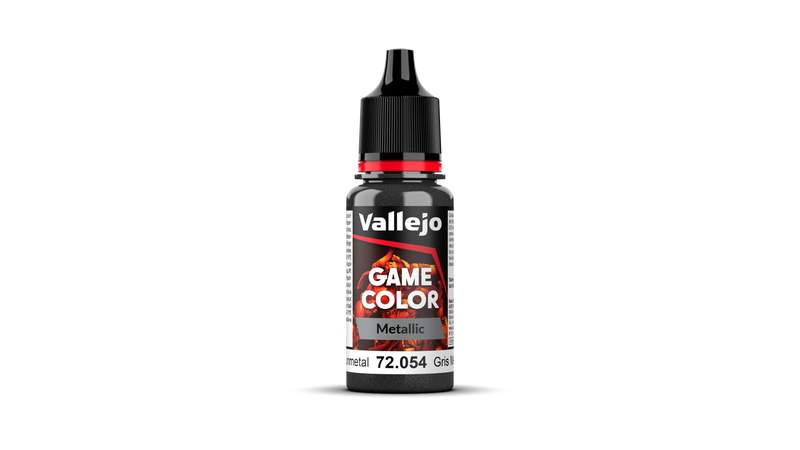 Vallejo: Game Color 72054 Dark Gunmetal Model Paints Vallejo