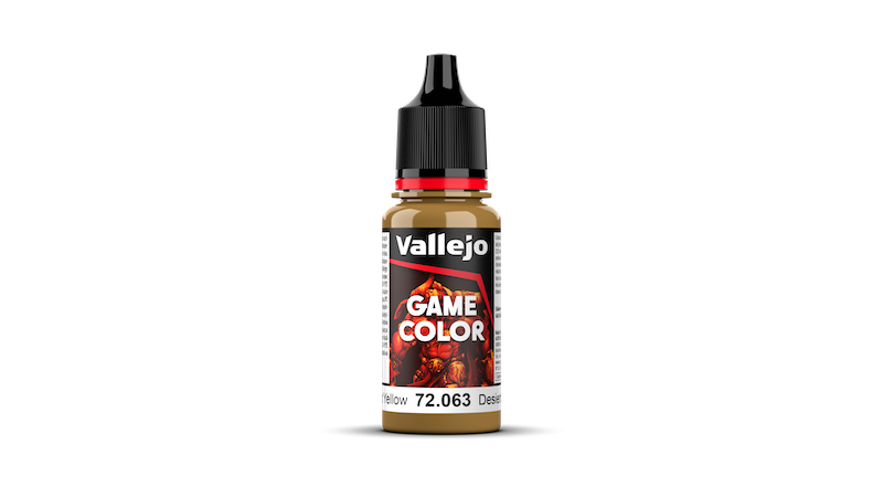 Vallejo: Game Color 72063 Desert Yellow Model Paints Vallejo