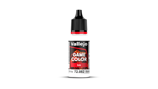 Vallejo: Game Color 72082 White Ink Model Paints Vallejo