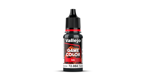Vallejo: Game Color 72084 Dark Turquoise Ink Model Paints Vallejo