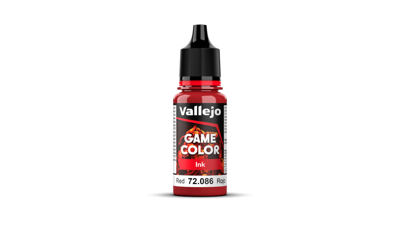 Vallejo: Game Color 72086 Red Ink Model Paints Vallejo