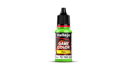 Vallejo: Game Color 72104 Fluorescent Green Model Paints Vallejo