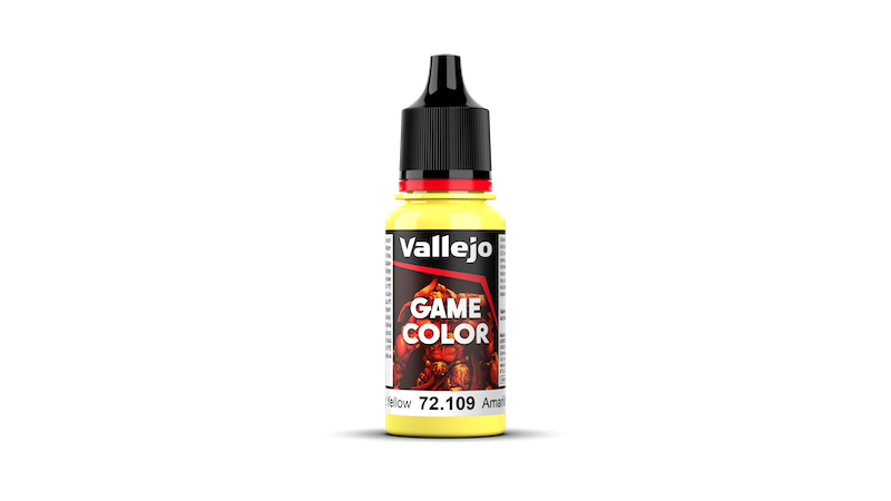 Vallejo: Game Color 72109 Toxic Yellow Model Paints Vallejo