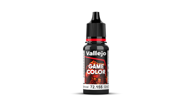 Vallejo: Game Color 72155 Charcoal Model Paints Vallejo