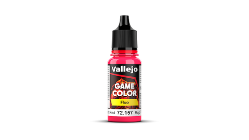 Vallejo: Game Color 72157 Fluorescent Red Model Paints Vallejo