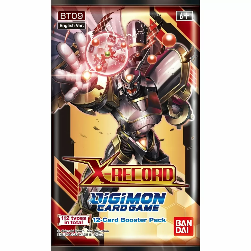Digimon X Record Booster Pack [BT09] Digimon Sealed Digimon   