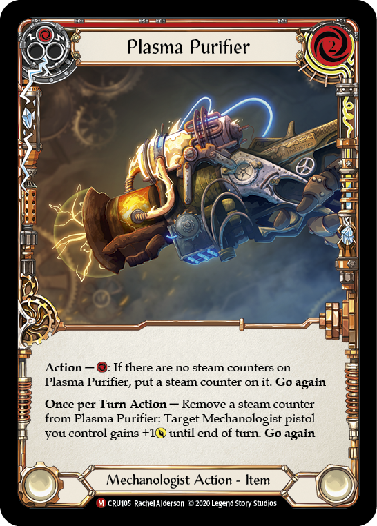 Plasma Purifier [CRU105] 1st Edition Rainbow Foil Flesh And Blood Single Flesh And Blood   