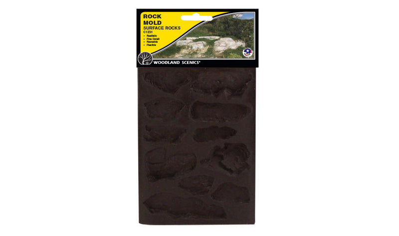 Woodland Scenics Rock Mold - Surface Rocks Basing Materials PM Hansen Ltd