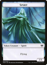 Boar // Spirit Double-Sided Token [Tokens] Kaldheim Commander Tokens MTG Single Magic: The Gathering