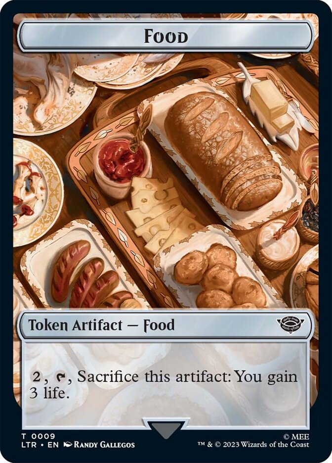 Food Token (09) [The Lord of the Rings: Tales of Middle-Earth Tokens] MTG Single Magic: The Gathering   