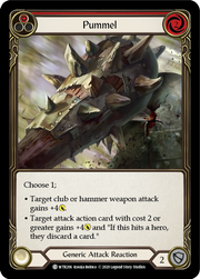 Pummel (Red) [WTR206] Unlimited Edition Normal Flesh And Blood Single Flesh And Blood   