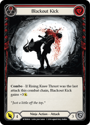 Blackout Kick (Red) [WTR089-R] Alpha Print Normal Flesh And Blood Single Flesh And Blood   