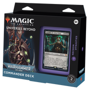 MTG Warhammer 40,000 Commander Deck - Necron Dynasties MTG Sealed Magic: The Gathering   