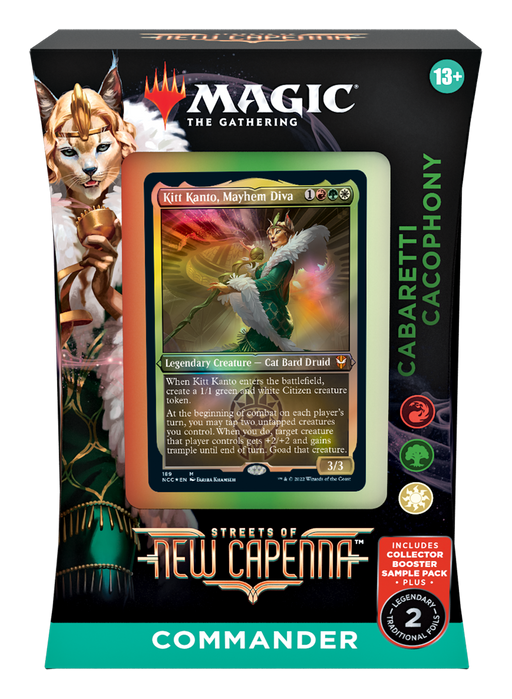 MTG Streets of New Capenna - Commander Deck (Cabaretti Cacophony) MTG Sealed Magic: The Gathering   