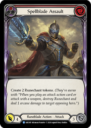 Spellblade Assault (Red) [ARC085] Unlimited Edition Normal Flesh And Blood Single Flesh And Blood   