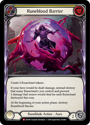 Runeblood Barrier [CRU144] 1st Edition Normal Flesh And Blood Single Flesh And Blood   