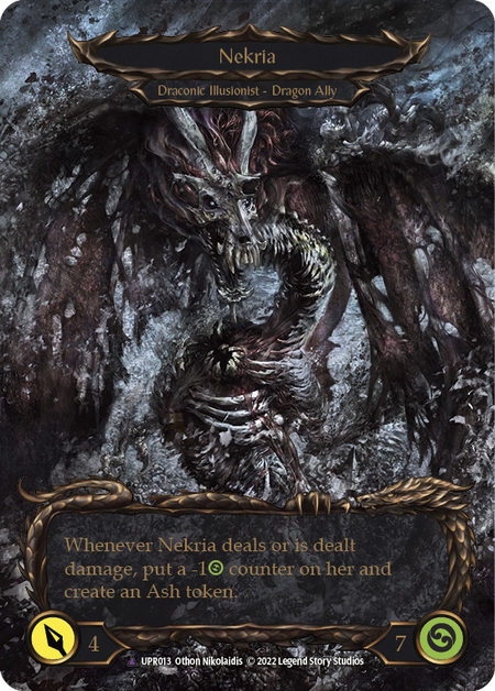 Invoke Nekria // Nekria (Marvel) [UPR013] (Uprising)  Cold Foil Flesh And Blood Single Flesh And Blood   