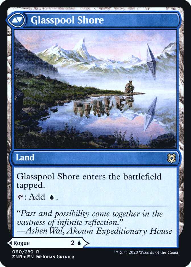 Glasspool Mimic (PRE-060) [Zendikar Rising Promos] Foil MTG Single Wizards of the Coast