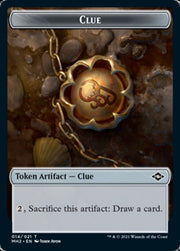 Clue (14) // Zombie Army Double-Sided Token [Tokens] Modern Horizons 2 Tokens MTG Single Magic: The Gathering