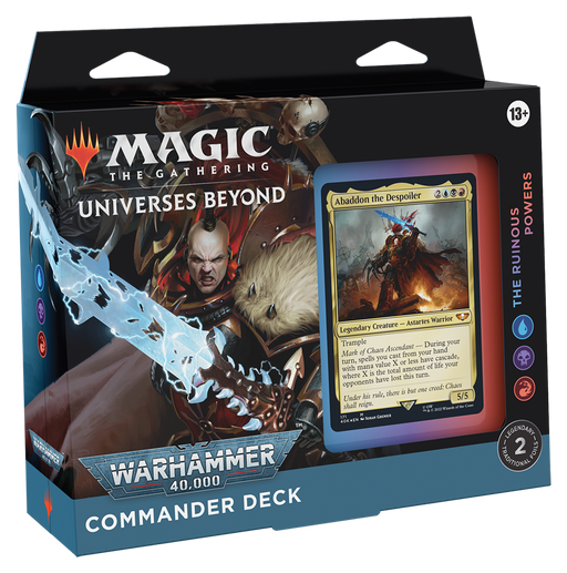 MTG Warhammer 40,000 Commander Deck - The Ruinous Powers MTG Sealed Magic: The Gathering   