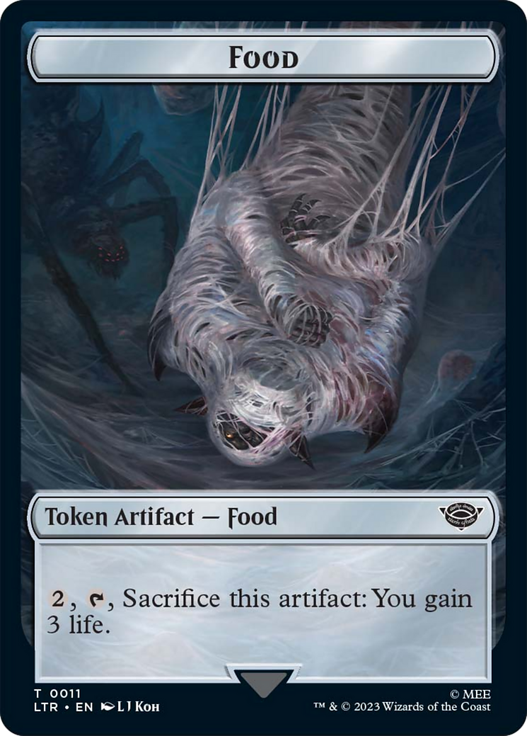 Food (11) // Spirit Double-Sided Token [The Lord of the Rings: Tales of Middle-Earth Tokens] MTG Single Magic: The Gathering   