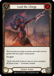 Lead the Charge (Red) [ARC209] Unlimited Edition Normal Flesh And Blood Single Flesh And Blood   
