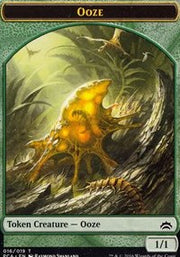 Ooze (016) // Ooze (017) Double-Sided Token [Tokens] Planechase Anthology Tokens MTG Single Magic: The Gathering