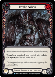 Invoke Nekria // Nekria [UPR013] (Uprising) Flesh And Blood Single Flesh And Blood   