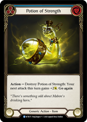 Potion of Strength [WTR171] Unlimited Edition Rainbow Foil Flesh And Blood Single Flesh And Blood   