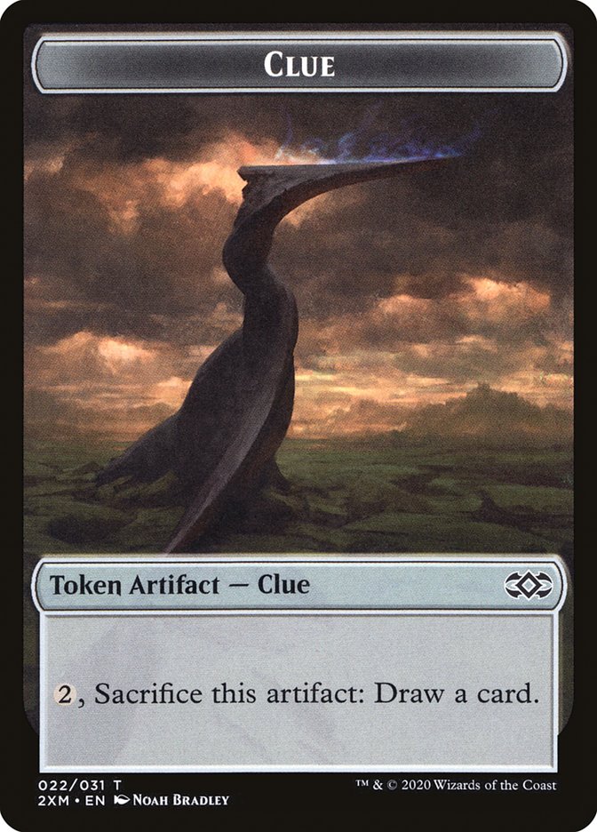 Clue Token [Tokens] Double Masters Tokens MTG Single Magic: The Gathering