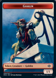 Clue (14) // Goblin Double-Sided Token [Tokens] Modern Horizons 2 Tokens MTG Single Magic: The Gathering