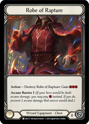 Robe of Rapture [ARC117] Unlimited Edition Rainbow Foil Flesh And Blood Single Flesh And Blood   
