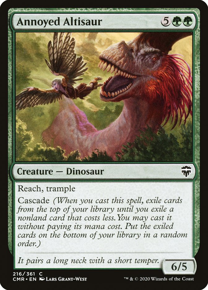 Annoyed Altisaur [Commander Legends] MTG Single Magic: The Gathering   